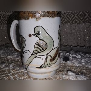 Vintage UnsigneCoffee/Tea cup in the Ken Edwards/Tonala Mexican Pottery Style